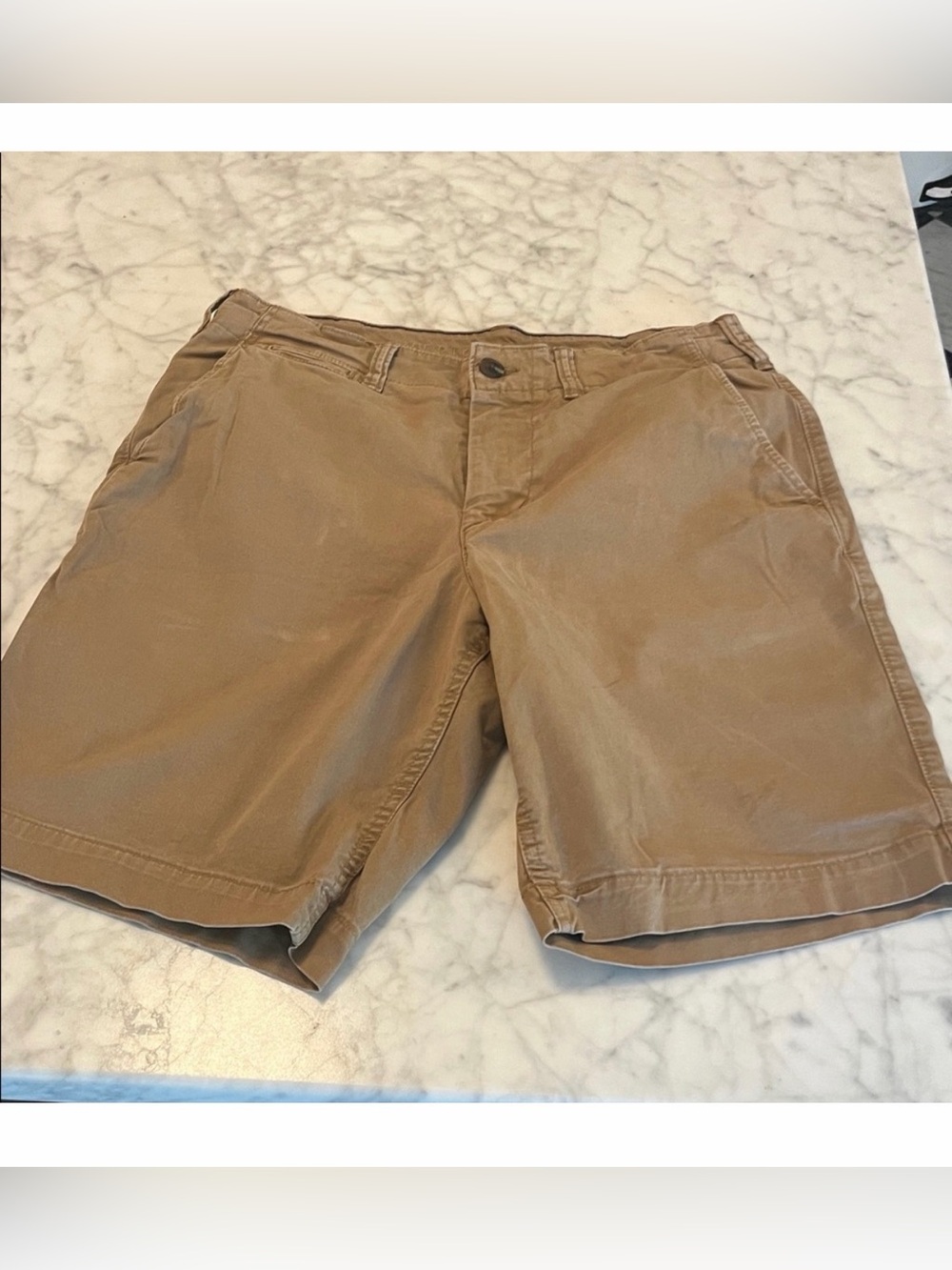 American Eagle Outfitters Men's Brown Flat Front Shorts Size 30